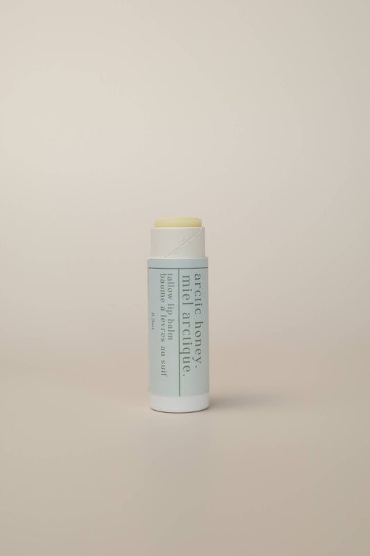 Genesis Tallow Arctic Honey Peppermint Lip Balm — natural tallow lip care Canada