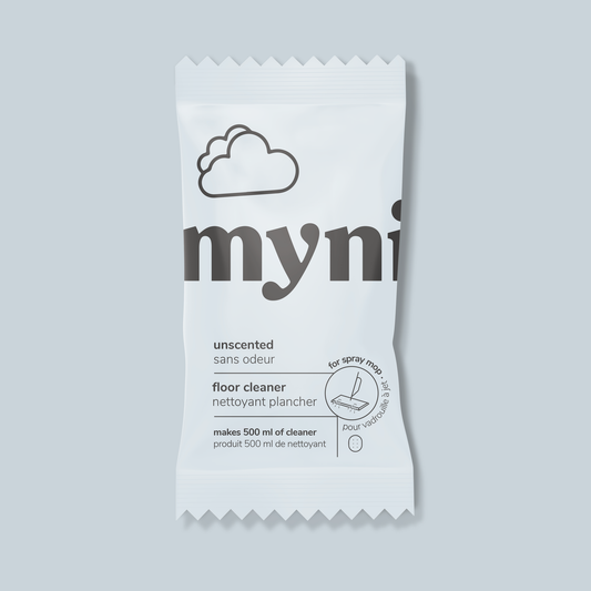 Myni Spray Mop Floor Cleaning Tablet unscented — natural zero waste floor cleaner Canada
