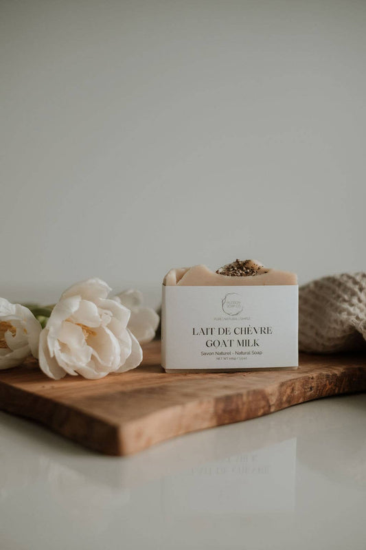 Hudson Soap Co Goat Milk natural soap bar — handmade gentle soap Canada
