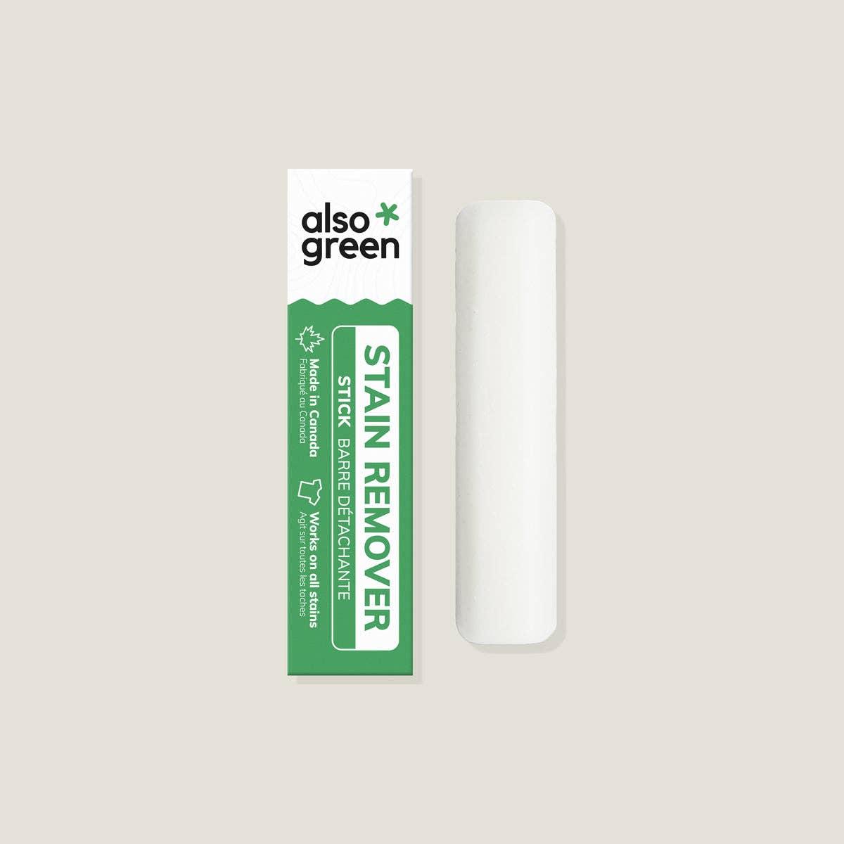 Fabric Stain Remover Stick close-up — natural zero waste stain remover