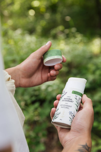 TANIT Forest solid deodorant ingredients — clean natural deodorant Canada