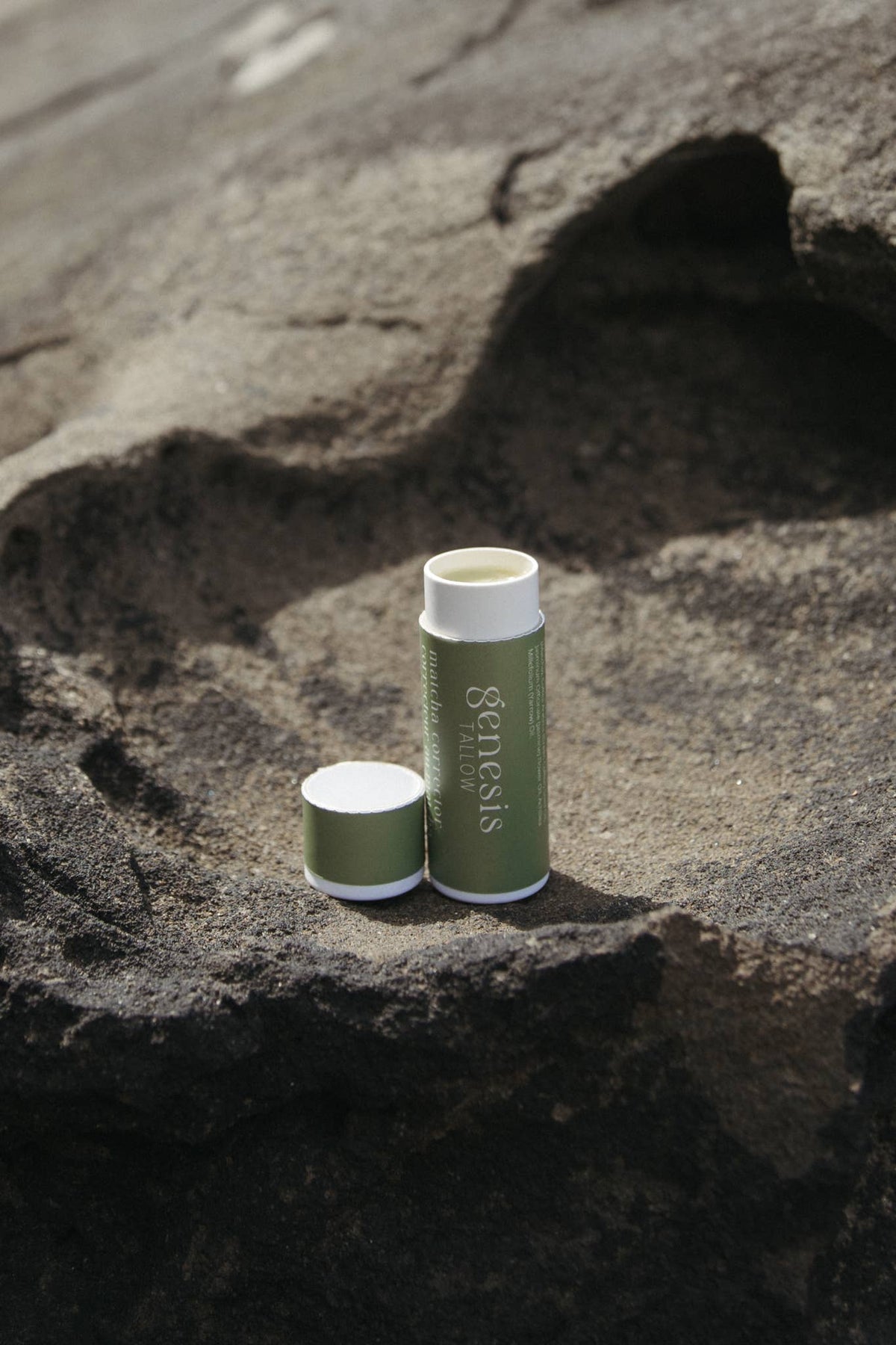 Matcha Corrector Stick lifestyle — natural tallow matcha eye care Canada
