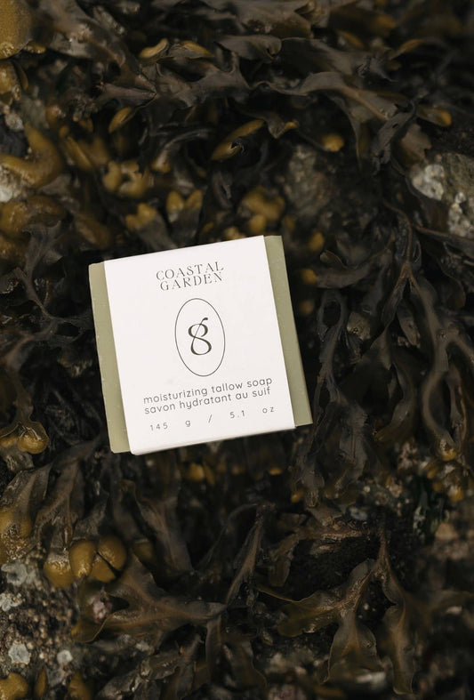 Genesis Tallow Coastal Garden Soap Bar peppermint rosemary sage — natural tallow soap Canada