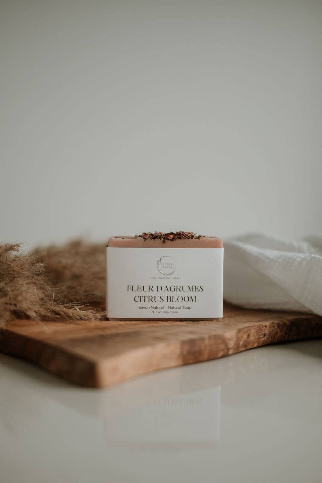 Citrus Bloom soap bar texture — natural handmade soap bar Canada