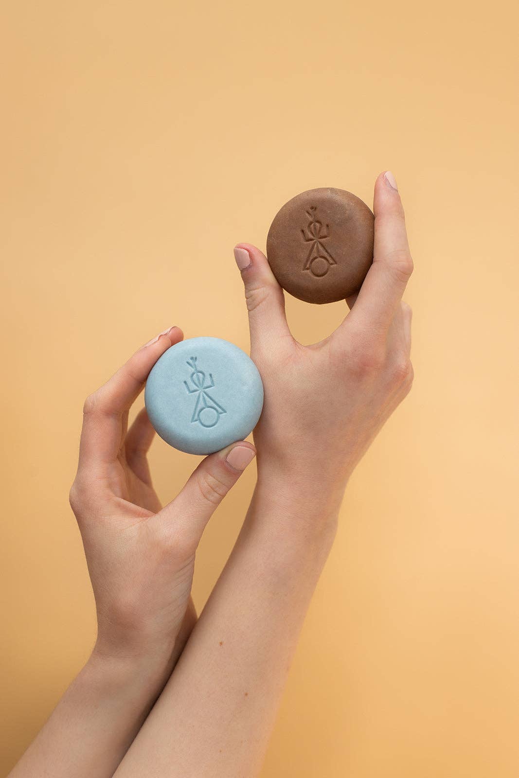 TANIT shampoo bar in hand — eco-friendly solid shampoo bar