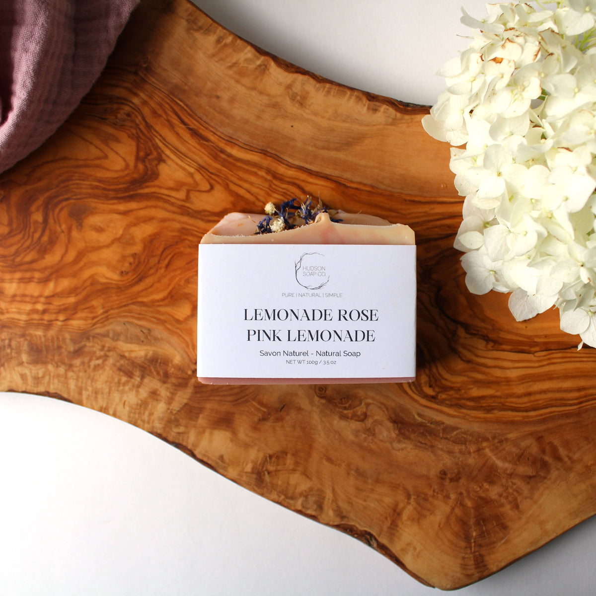 Hudson Soap Co Pink Lemonade natural soap bar — handmade natural soap Canada