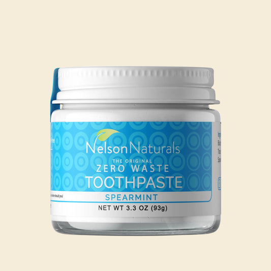 Nelson Naturals Original Zero Waste Spearmint toothpaste — plastic-free natural toothpaste Canada