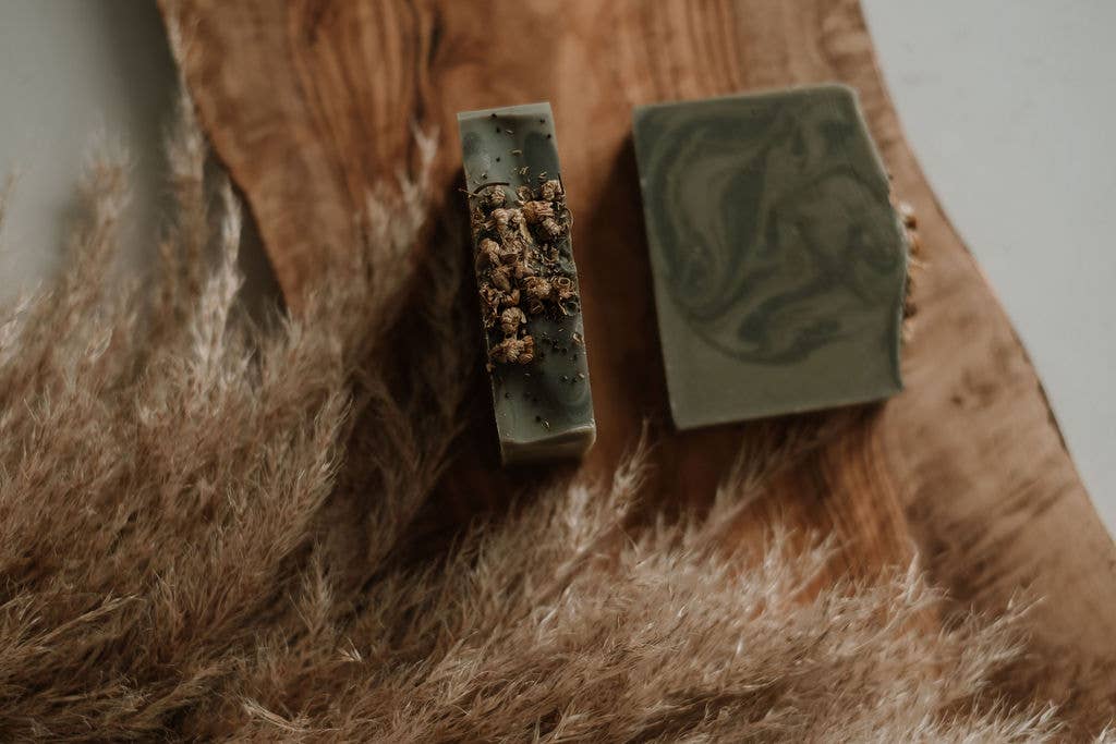 Forest soap bar texture — natural handmade soap bar Canada