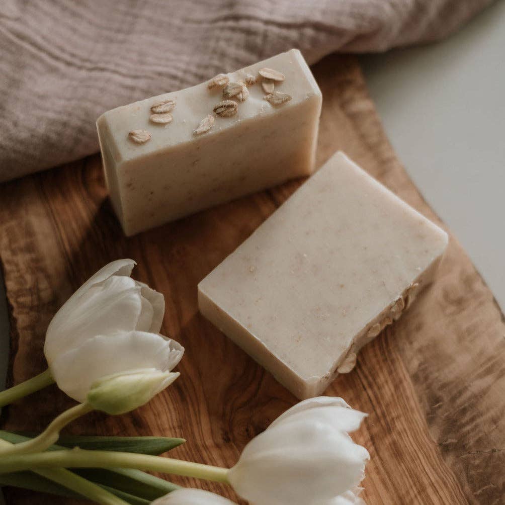 Oat soap bar packaging — eco-friendly natural oat soap