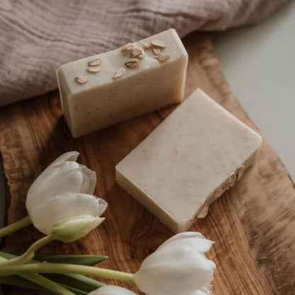Oat soap bar packaging — eco-friendly natural oat soap