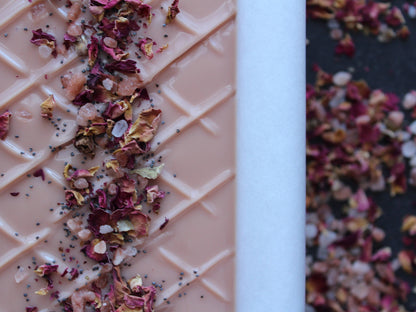 Citrus Bloom soap bar detail — handmade natural soap Canada