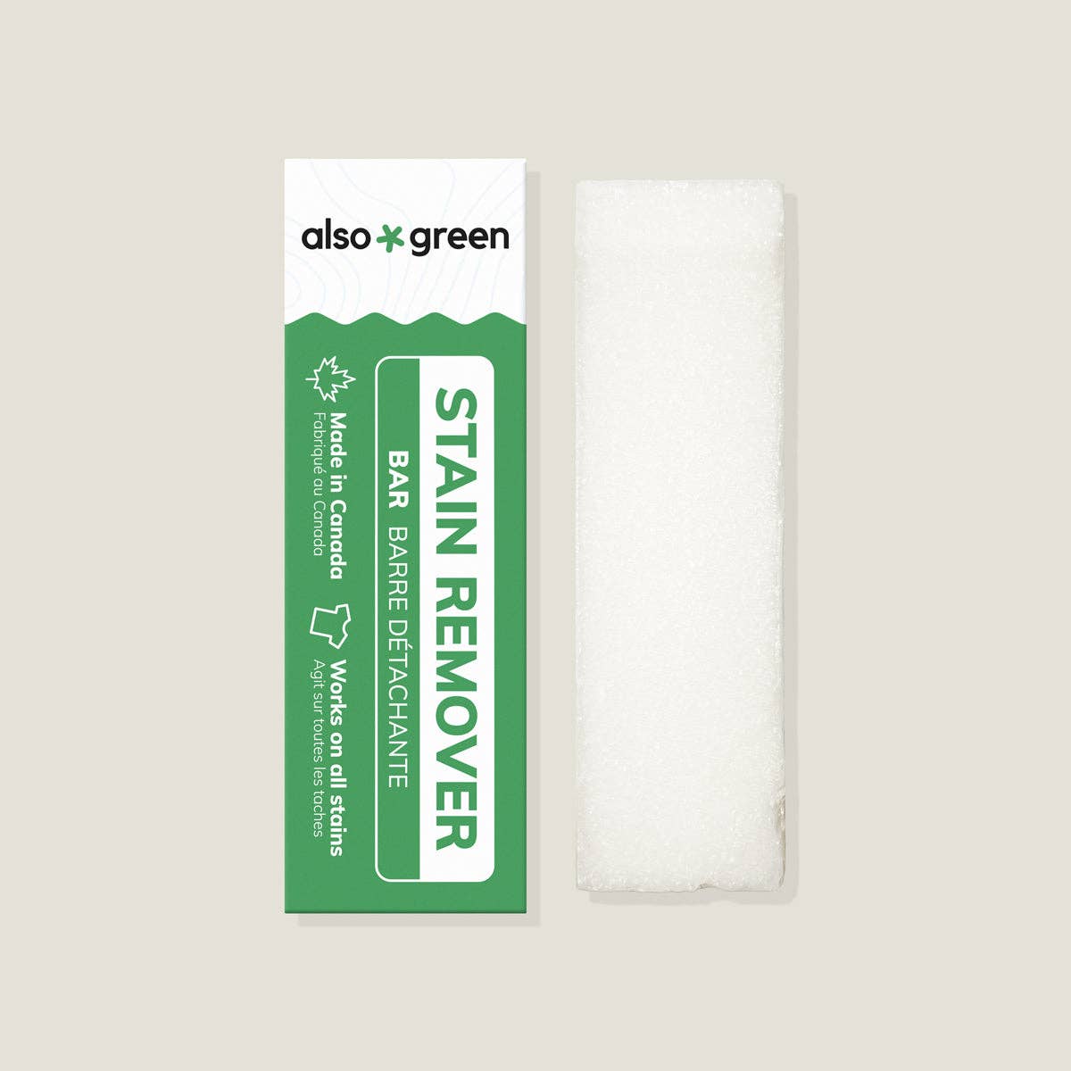 Also Green Natural Fabric Stain Remover Stick — plastic-free natural stain remover Canada