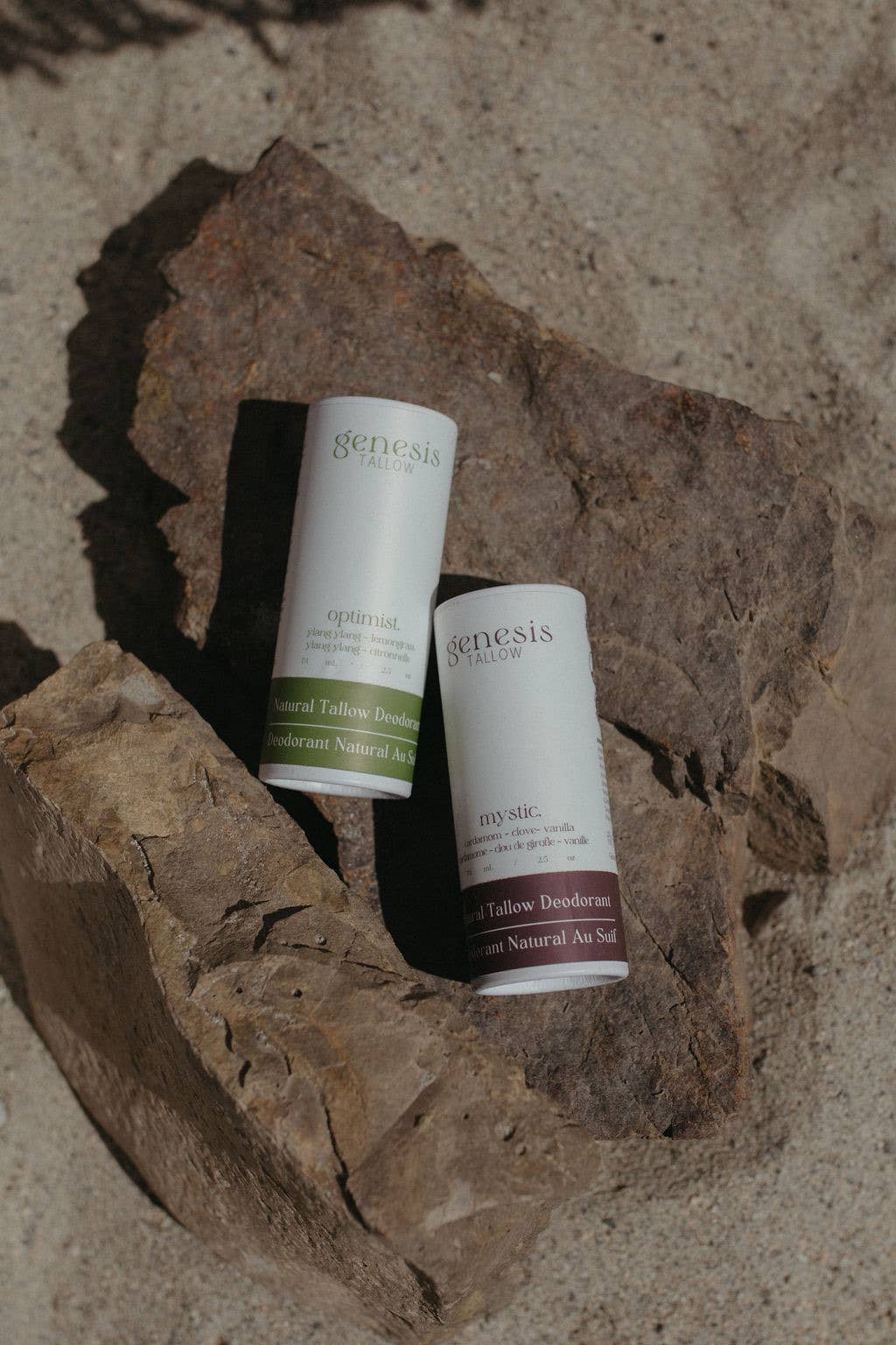 Tallow Deodorant Mystic packaging — eco-friendly natural deodorant Canada
