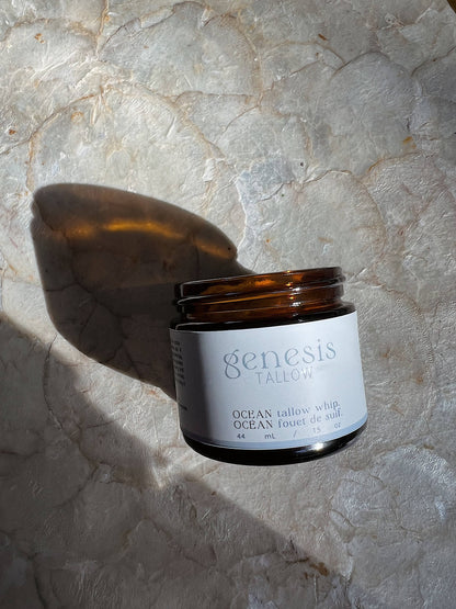 Ocean Tallow Whip packaging — plastic-free natural body moisturizer