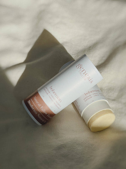 Tallow Deodorant Bohemian texture — natural tallow aluminum-free deodorant