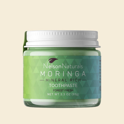 Nelson Naturals Moringa Mineral Rich Zero Waste toothpaste — natural mineral toothpaste Canada