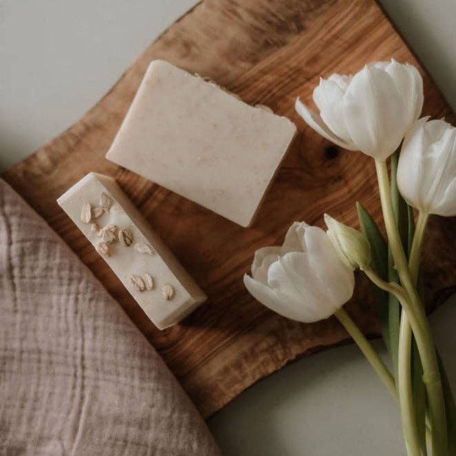 Oat soap bar texture — natural handmade oat soap bar Canada