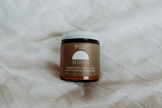 Genesis Tallow Vanilla Body Cream Moon Magnesium Tallow Whip — natural body moisturizer Canada