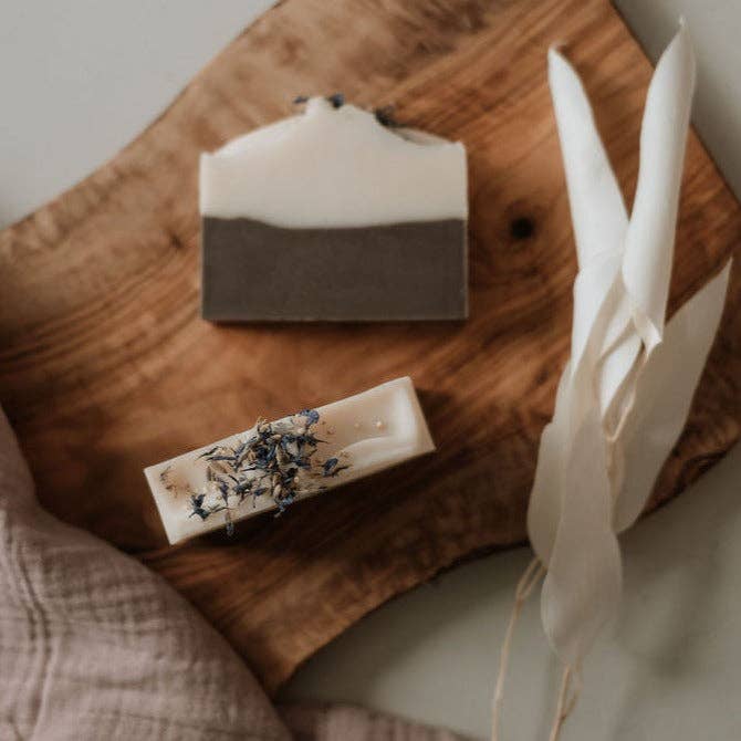 Lavender soap bar texture — natural handmade soap bar Canada