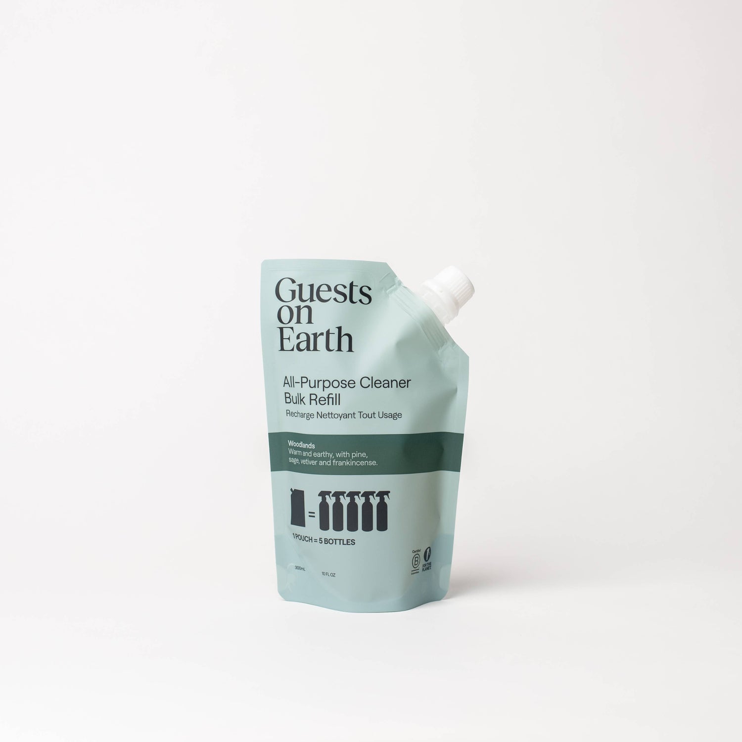 Guests on Earth Woodlands All-Purpose Cleaner Bulk Refill — natural eco-friendly cleaner refill Canada