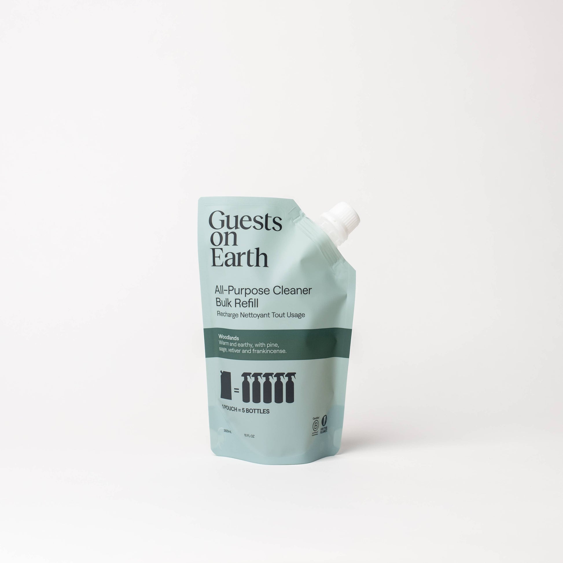 Guests on Earth Woodlands All-Purpose Cleaner Bulk Refill — natural eco-friendly cleaner refill Canada