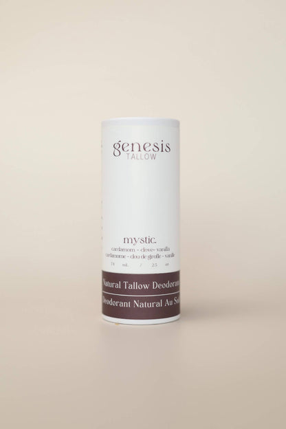 Genesis Tallow Deodorant Mystic — natural aluminum-free tallow deodorant Canada