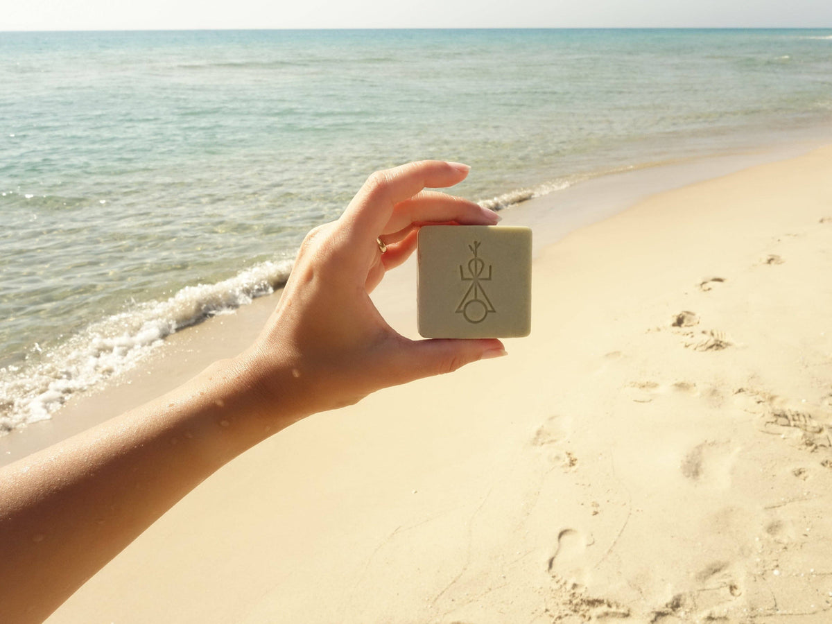 TANIT conditioner bar in use — zero waste conditioner bar