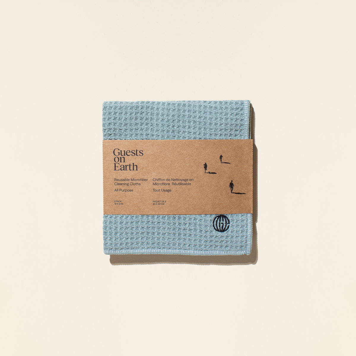 Guests on Earth Waffle Cleaning Cloths 2-pack — natural reusable cleaning cloths Canada