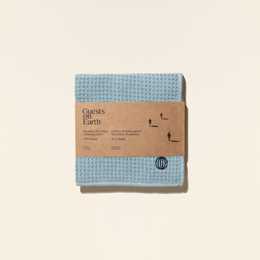 Guests on Earth Waffle Cleaning Cloths 2-pack — natural reusable cleaning cloths Canada