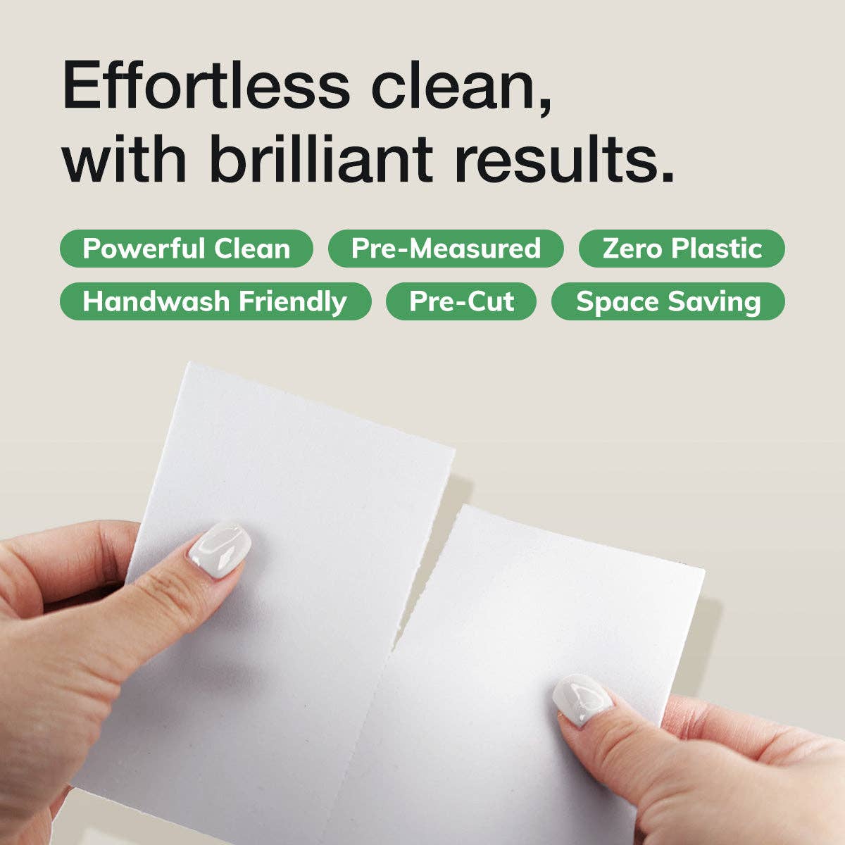 Fragrance Free Laundry Sheets texture — natural unscented laundry detergent Canada