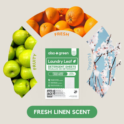 Fragrance Free Laundry Sheets scent-free — natural plastic-free laundry sheets
