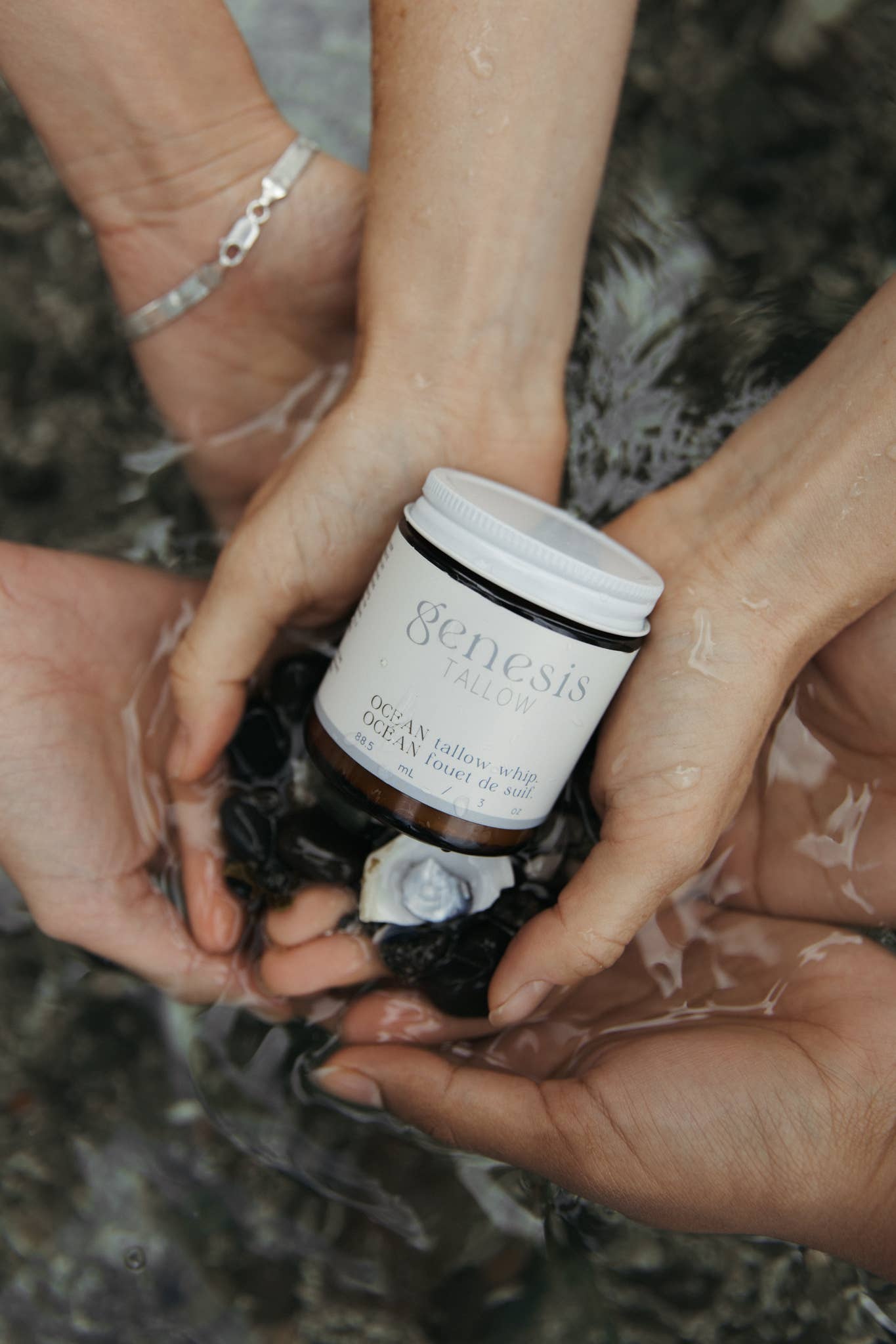 Ocean Tallow Whip texture — natural tallow whip body cream