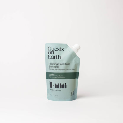 Guests on Earth Woodlands Foaming Hand Soap Bulk Refill — natural eco-friendly hand soap refill Canada