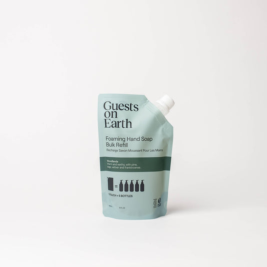 Guests on Earth Woodlands Foaming Hand Soap Bulk Refill — natural eco-friendly hand soap refill Canada