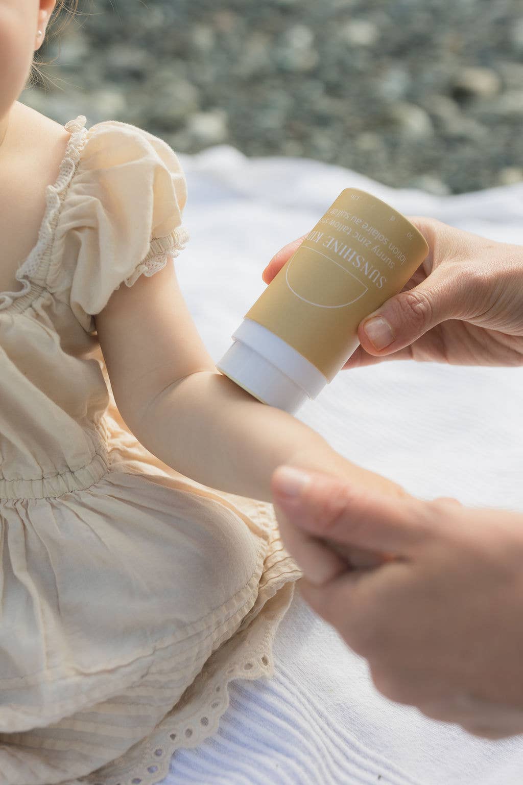 Kids Sun Balm texture — natural zinc tallow kids sun protection