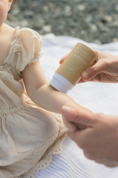 Kids Sun Balm texture — natural zinc tallow kids sun protection