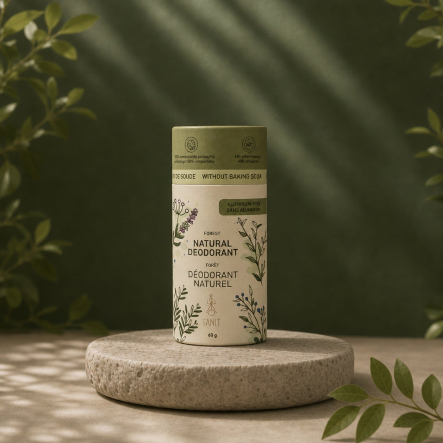 Natural Solid Deodorant - Peach Coriander
